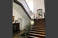 The grand sweeping staircase